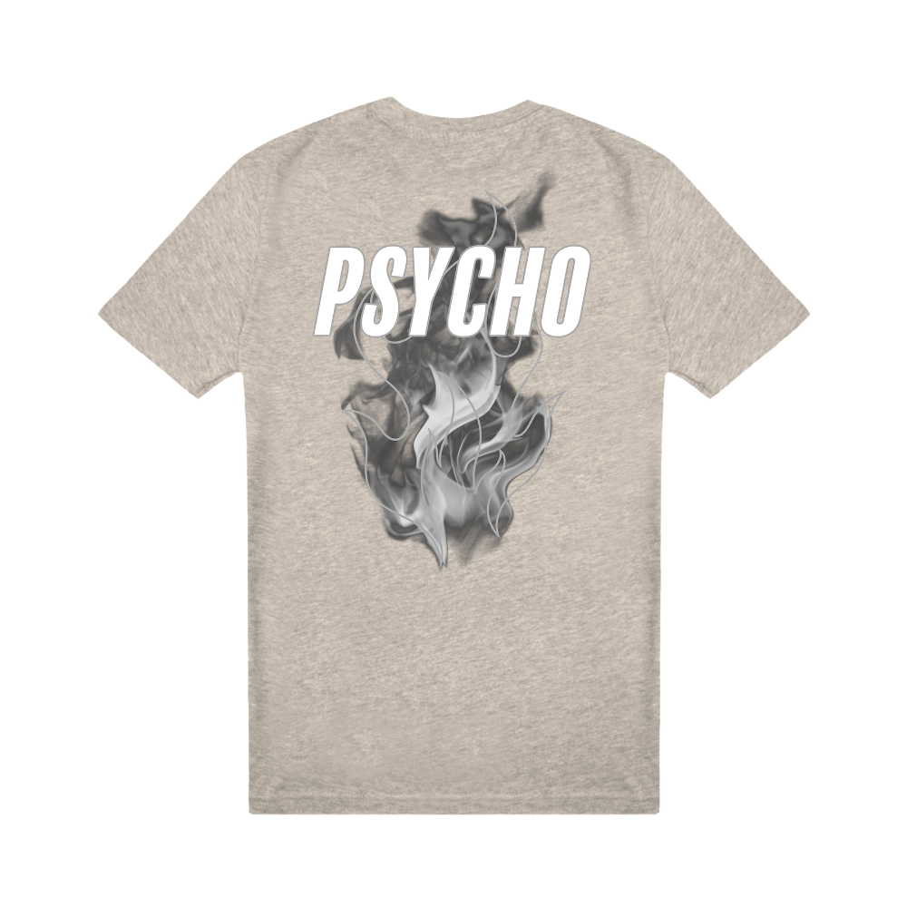 Psycho Grey Reflective Tee (3M) Back